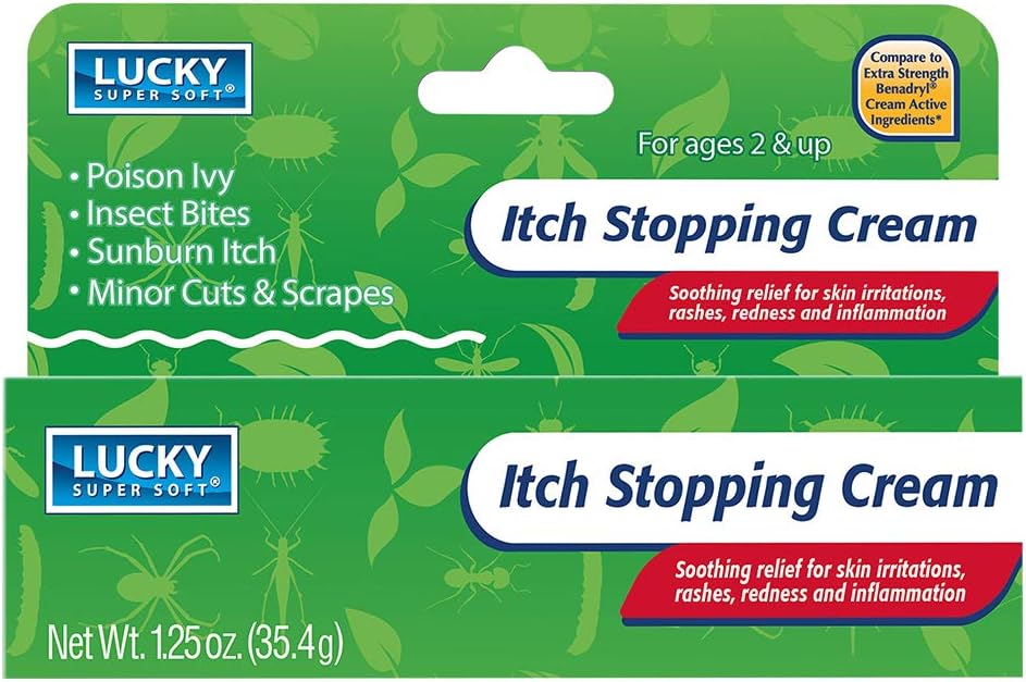 Lucky Super Myk Itch Stopping Krem, 1.25 Ounce