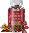Berberine Supplement Gummies 1200mg: Berberine med Ceylon Cinnamon - Berberine Gummies med gummi Melk Thistle Artichoke - Vegansk bringebær Flavor (60 greve)