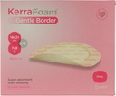 7" x 8" Oval Gentle Border Foam Dressing for sår Care (CWL1135) - Hjelper sår healing ved å absorbere og beholde dressing mens du er snill på den omgivende huden. (Box of 10)
