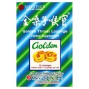 Golden Throat Lozenge (Honeysuckle Original Flavor) (Troat, Immune, Respiratorisk støtte) (Jinsangzi Houpian) (12 Lozenges) (1 Pack)