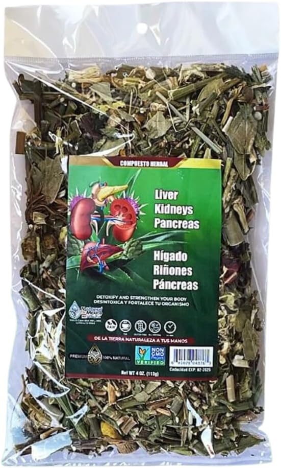 Herbalforbindelse Liver Nyre og Pancreas 4 Oz. 113 Gr.