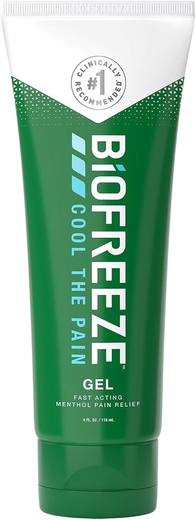 Biofreeze smerte relief Gel, 4 oz. Tube (pakke May Vary)