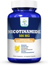 Nikotinamid 500mg Forbedret w. Resveratrol 100mg 120 Veggie kapsler opp til 4 måneders forsyning vitamin B3 w. Antioksidant alle naturlige kosttilskudd støtte Cellular Health Energy & Aging Gracelyly