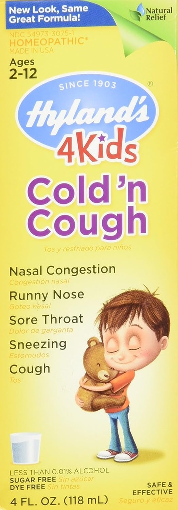 Hylands Cold 'n Cough Supplement for barn 4 Ounce