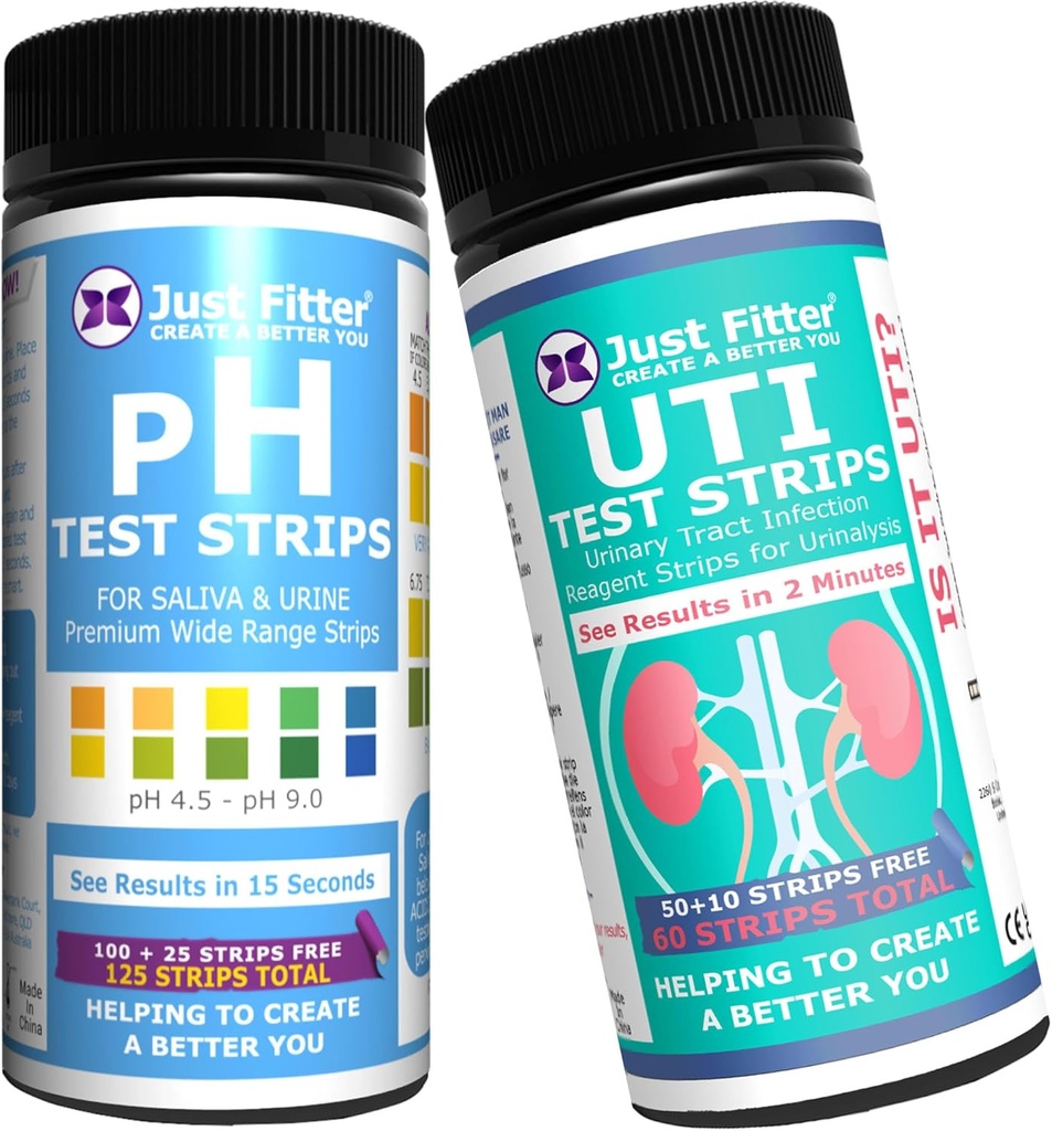 pH og UTI urinveis infeksjonsteststrimmel Bundle. Enkel, rask og nøyaktig resultat. Hjem Testing Stick Kit.
