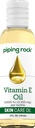 Piping Rock Vitamin E Olje | 5000 IU | 4 fl oz | for hud, ansikt, hår, og negler | Nourishing Supplement