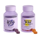 Lemme Sleep & Purr Bundle - Sleep Gummies, en narkotikafri nattehjelp & Purr Vaginal Probiotic Gummies for kvinner - Glutenfri, Gelatinfri, Ikke-GMO - 60 greve Hver