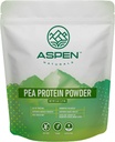 Aspen Naturals Pea Protein Powder 5 Lb - Muskelvekst, Digestion, Fullhet og hjerte helse støtte | Unflavored, Plant Basert, Soja- & Glutenfri, Ikke-GMO, Vegan, Keto & Low Carb | 26g Protein