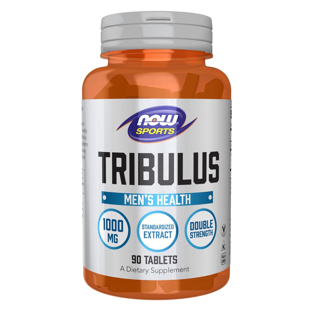 NÅ Mat Sport Ernæring, Tribulus (Tribulus terrestris) 1000 mg, Dobbel styrke, Helse for menn, 90 tabletter