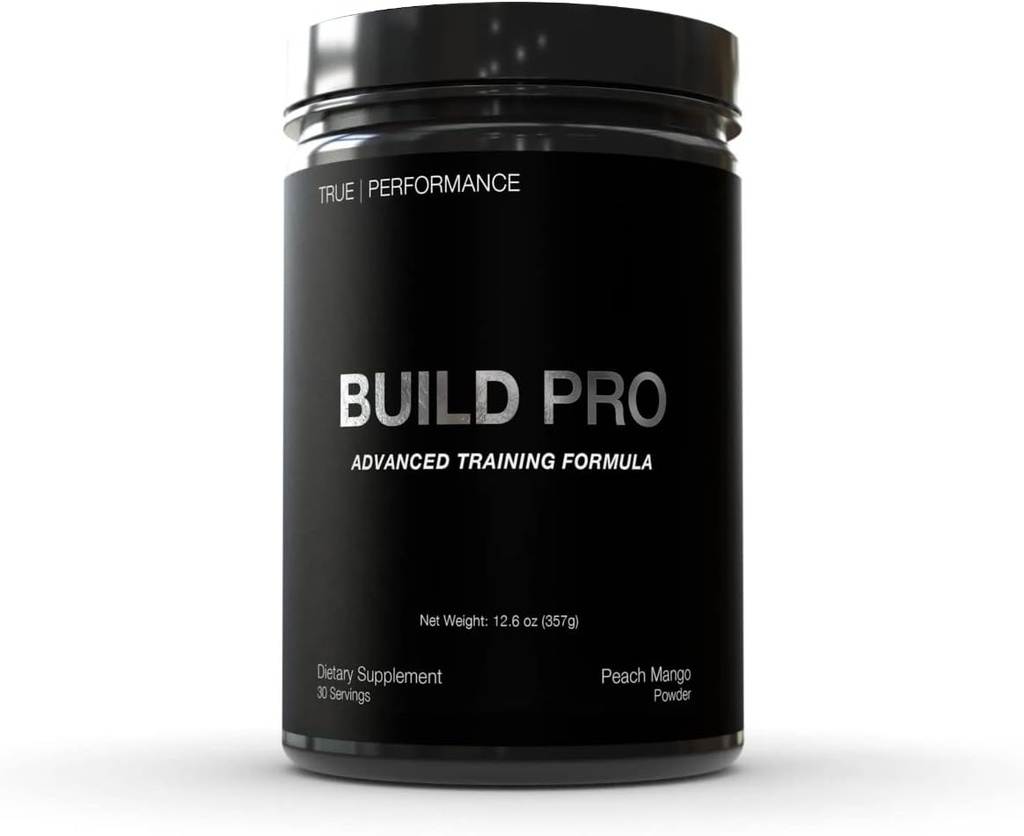 Bygg Pro for Muscle Building and Recovery, Peach Mango, Patent Venter GAA + Kreatin Monohydrat, For styrke, ytelse, muskelvekst - Betaine, Beta Alanine, Sink, Bor Citrate - 30 Serveringer