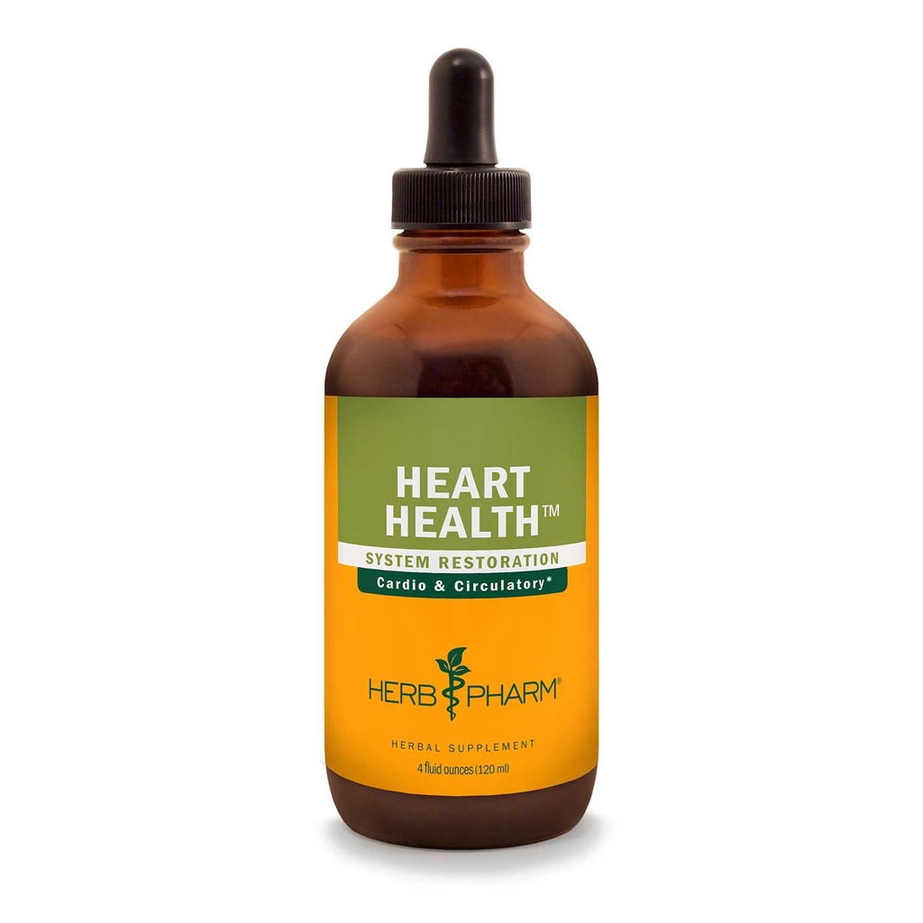 Herb Pharm hjerte helse flytende urteformel med Hawthorn for kardiovaskulær systemstøtte - 4 Ounce