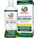 MaryRuth Organics Flytende nattetid Multimineral | NO Melatonin | Magnesium Citrat | Kalsium | Zinc  Vitamin Vitamin D3| Tilgjengelig i 4 Flavors | Vegan | Sukkerfri | Glutenfri | 32 Oz