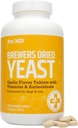 Kjæledyr MD hvitløk & Brewers Yeast for hunder & katter - hvitløk og yeast Plus antioksidanter - Brewer's Yeast Tabletter for hunder & katter - vitamin B 1 & vitamin C - 500 ct