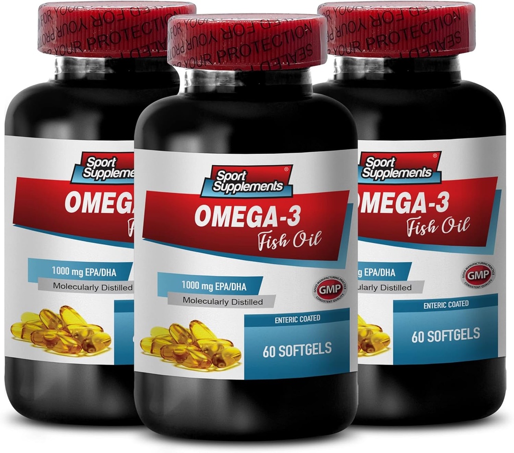 Omega-3 8060 Fiskeolje - Fish Oil - Fish Oil Kosttilskudd, Fisk Olje Omega 3 Kosttilskudd, Omega 3 Kosttilskudd, Omega 3 Kosttilskudd, Wild Alaskan Fish Oil, ren Omega 3-3 Bot 180 Softgels