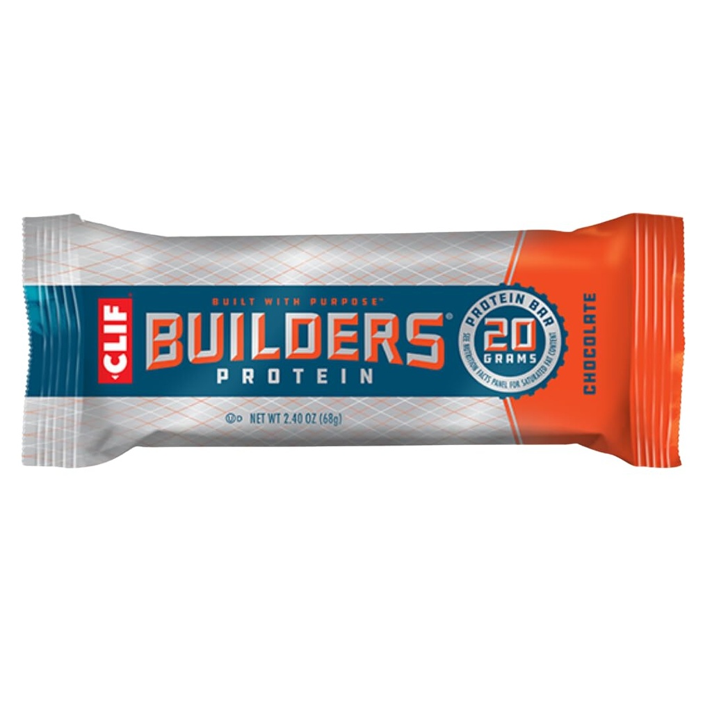 Clif Bar Builder's Bar Sjokolade - 2.4 oz (12) (1 tilfelle)