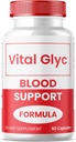 (1 Pack) Vital Glyc Capsules - Offisiell Blood Support Formula, Vital Glyc Blood Vessel Cleaner, Vital Glyc Glyco Optimizer piller, støtter generell helse og velvære, Vital Glyc pulver (60 Kapsler)