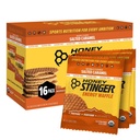 Honning ingefær organisk glutenfri saltet karamell vafler, energi stroopwafel for øvelse, utholdenhet og ytelse, idrettsnæring for hjem & gym, pre & post trening, boks med 16 vafler, 16,96 Oz