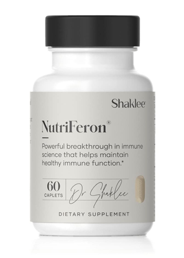 Shaklee - NutriFeron® Immune-Boosting Botanical Blend - Utviklet av den anerkjente immunologen - fremmer sunn immunfunksjon med Interferon-Boosting Ingredienser - Inneholder sink - 60 kapler