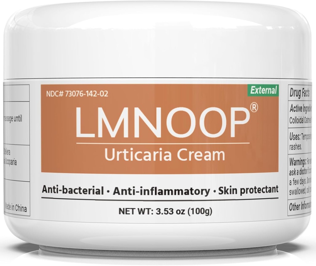 Urticaria krem, Hives Relief Advanced Formula for kløe, rødhet, Pimples, Rashes, Edema og andre hudsymptomer