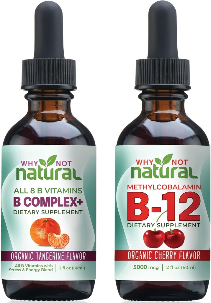 Hvorfor ikke naturlig B kompleks og B12 flytende dråper for energi