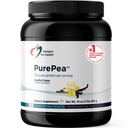 Designer for Helse PurePea - 20g Vegan Pea Protein, ikke-GMO Natural Drink Mix Powder Supplement, Vanilla (15 Serveringer / 450g)