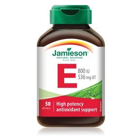 Jamieson Vitamin E 800 IE, 50 mykegels