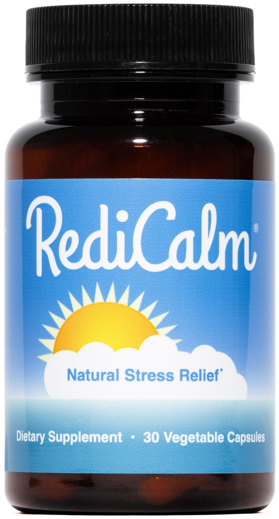 Naturlig Stress Relief Supplement - Ikke-GMO, Vegan, Glutenfri