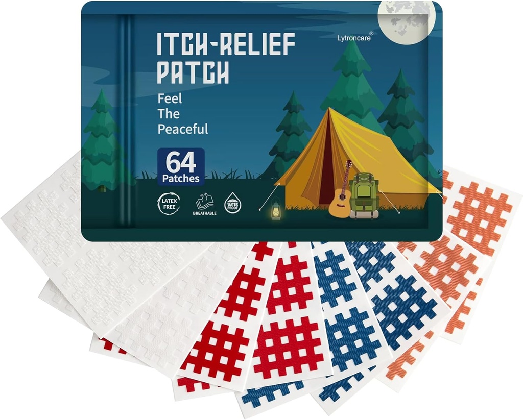 Bug Bite Itch Relief Patch for barn (64 greve), Road Reise Essentials for barn, Naturlige ingredienser