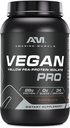 Amazing Muskel Vegansk Protein pulver | 28 Grams Protein | 34 Serveringer Zero Sukker | Yellow Pea Protein Isolate Supplement | laget i USA (3 Lb, sjokolade)