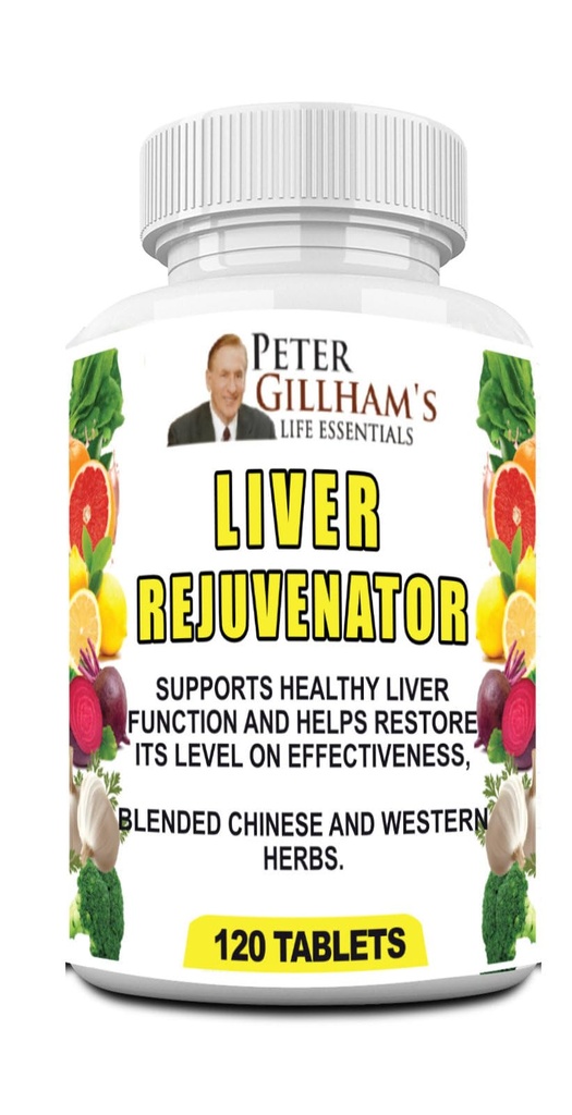 Liver Rejuvenator 120 tabletter, 40 serveringer alle naturlige ikke-GMO herbal blanding 780 mg lever renser, lever støtte laget i USA Peter Gillhams liv essensielt