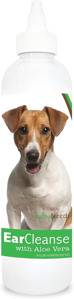Sunn avler Jack Russell Terrier ørerens med Aloe Vera Cucumber Melon 8 oz