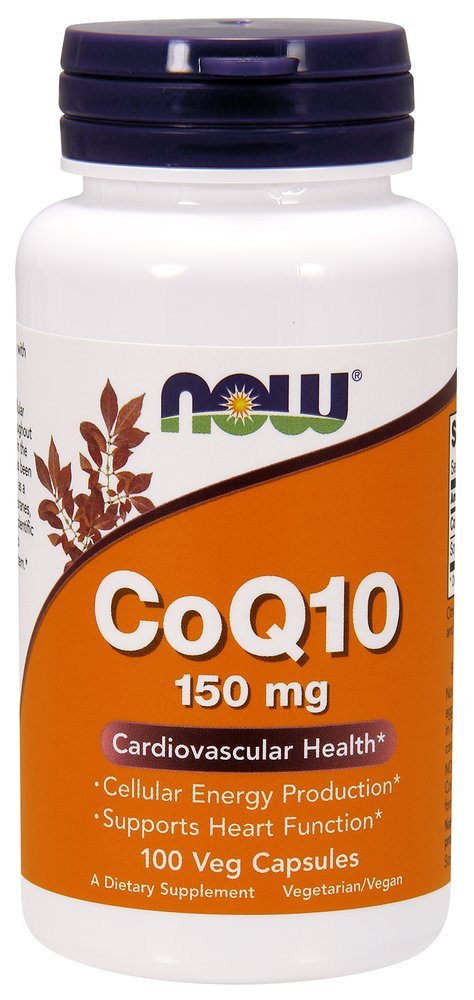 NU Kosttilskudd, CoQ10 150 mg, Farmasøytisk Grade, All-Trans Form produsert av Fermentation, 100 Veg Kapsler
