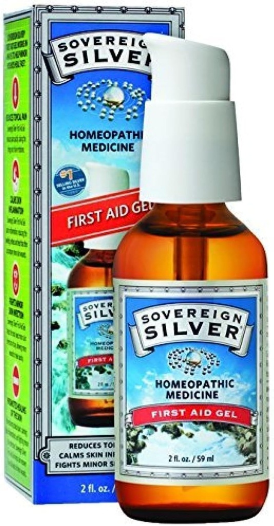 Superior Silver First Aid Gel - Homeopatisk medisin, 2oz (59ml) - Vær forberedt på livets små feil (pakke på 2)