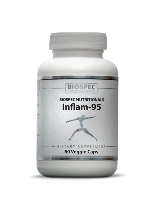 Inflam-95 - Ginger Root Extract 2.000 mg, Curcumin Root Extract, Boswellia Serrata Extract, Nettle Leaf Extract, Bioperine - Støtte Sunn Inflammatory Response*