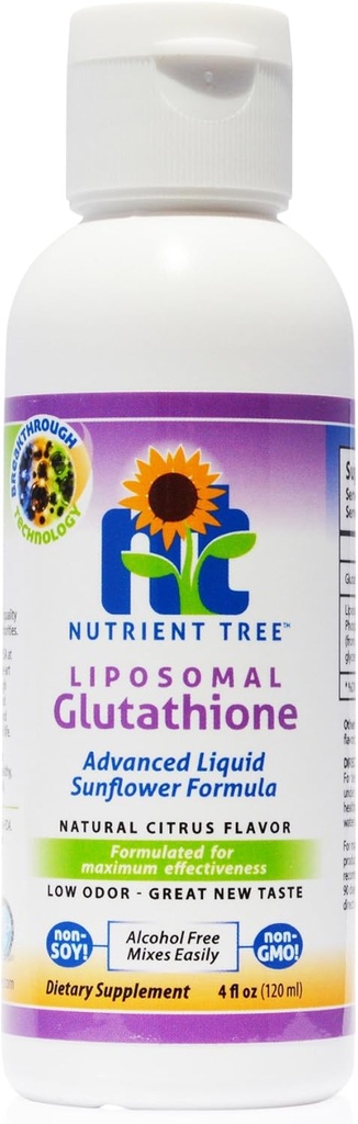 Liposomal Glutathione | Ny formulering | Ikke-Soy Ikke-GMO | laget i USA