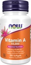 Vitamin A 10000 IE, 100 Sgels by Now Foods (Pack of 3)
