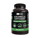 Rene originale ingredienser Klorella (365 kapsler) Ingen magnesium eller ris fyllstoffer, alltid ren, Lab verifisert