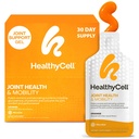 Sunncell Felles Helse og mobilitet Daglig flytende Supplement - Felles støtte Supplement, inflammasjonsrespons, Cartilage & Fleksibilitet med Curcumin, Glukosamin & Chondroitin - 30 Gel-pakker