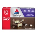 Atkins Endulge Sjokolade Kokos Bar, Dessert Favoritt, Høy i Fiber, 1g Sukker, 10 greve