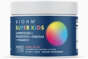 BIOHM Super Kids Superfood Powder Plus Probiotika, (5.3 Oz, 30 Serveringer) Delicious Berry Blast, Antioksidanter, Omega 3 & Vitamin C, Ikke-GMO, Dairy Free, Ingen kunstige ingredienser, Vegetarisk, Alder 4+
