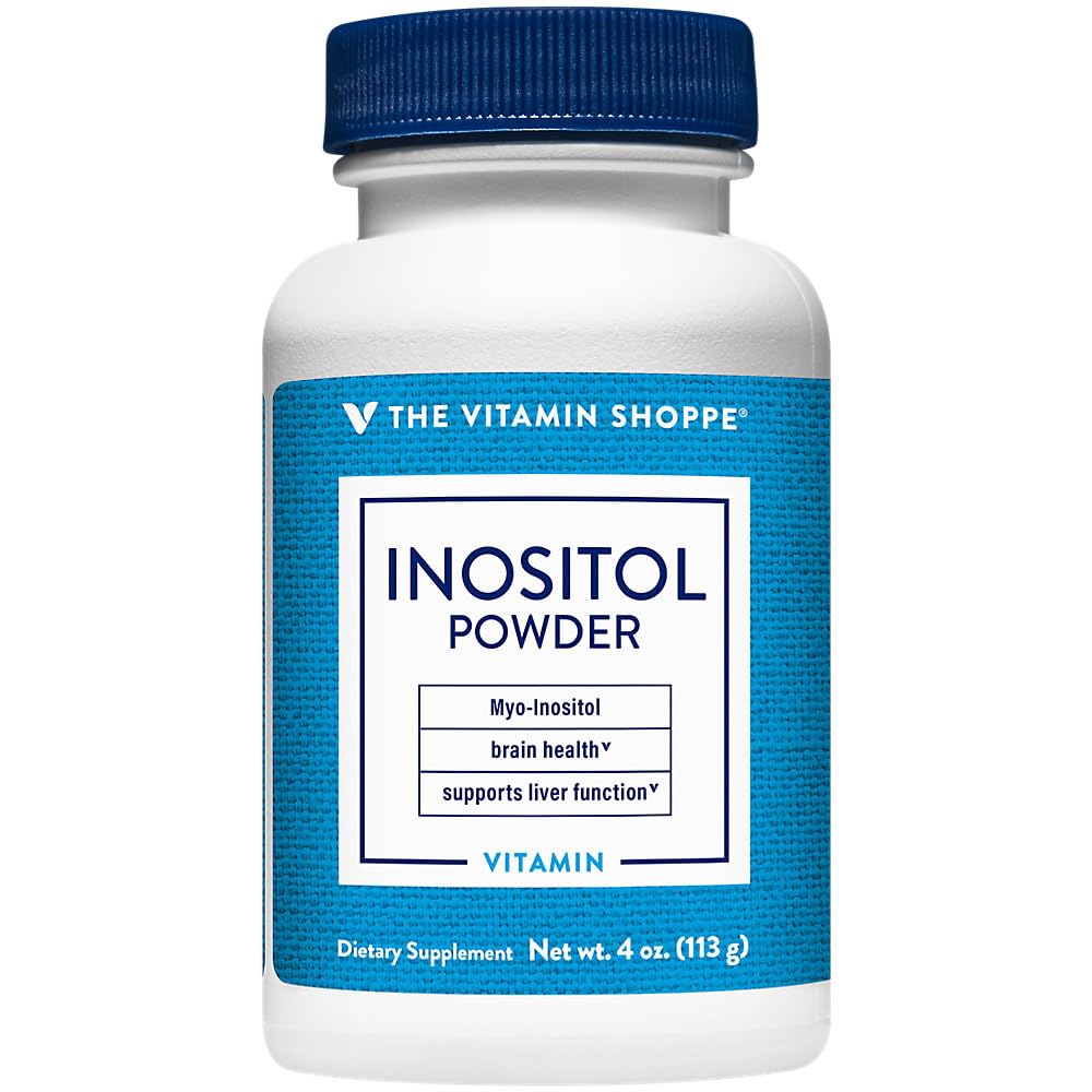 Vitamin Shoppe Inositol Powder - Støtter Hjerne Helse - Unflavored (4 oz./134 Services)