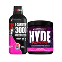 PROSUPPS L-karnitin 3000 stimulant gratis flytende skudd (31 serveringer, berry) og Mr. Hyde Signature Series Pre-Workout Energi pulverisert drikke (30 serveringer, Pixie Støv) Bundle