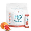 Cellutrex® H2O elektrolytter – Elektrolytt pulverdrikk blanding, null sukker, naturlig salthydrasjon pakker for utvinning og velvære, Grapefrukt, 20 Sticks