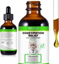 Kattavlastende lindring, 2 Fl Ozavlastende lindring for katt, Cat Laxative, Cat Laxative Acceleration Relief, Stool Softener, støtter Digestiv helse