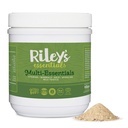 Riley Multi-Esentials Multivitamin for hunder - Vitaminer, Mineraler, Spirulina, Kelp og Melk Thistle for ernæringsmessig støtte - Puppy og Senior Dog vitaminer - 8oz pulver