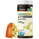 BIO KRAUTER L Tyrosin Supplement Gummies - 1000 mg Styrke - 90 Vegan Chews - Mood og kognitiv støtte - L-tyrosin Gummies - Pektin-basert formel