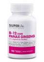 Frisk Start Vitamin B-12 2500 & Panax Ginseng med L-Arginin & L-Citrullin - Kraftig energiforsterker | støtter normal blodstrøm og energimetabolisme | Supplement - 90 Kapsler