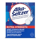 Alka-Seltzer Effervescent ekstra styrke - 24 tabletter, pakke med 3