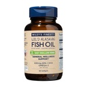 Wiley's Finest Wild Alaskan Fish Oil Easy Svelge Minis - Omega-3 Fish Oil Supplement for voksne og barn - Dobbel styrke 630mg EPA og DHA Naturlig Supplement - 60 Mini Softgels (30 Serveringer)