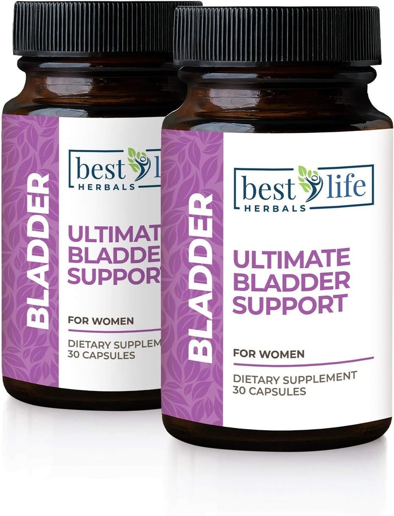 Beste Liv Herbals kvinners Ultimate Bladder støtte og kontroll Supplement for inkontinens, leake og overaktive Bladder - 2 flasker
